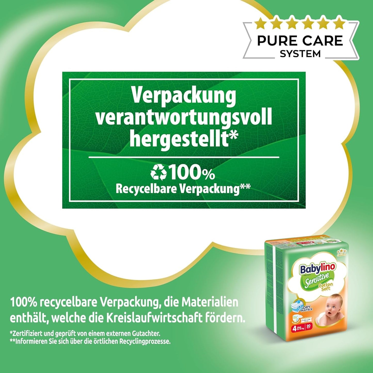 Dětské plenky Sensitive vel. 4, Maxi (8-13 kg), 20 kusů