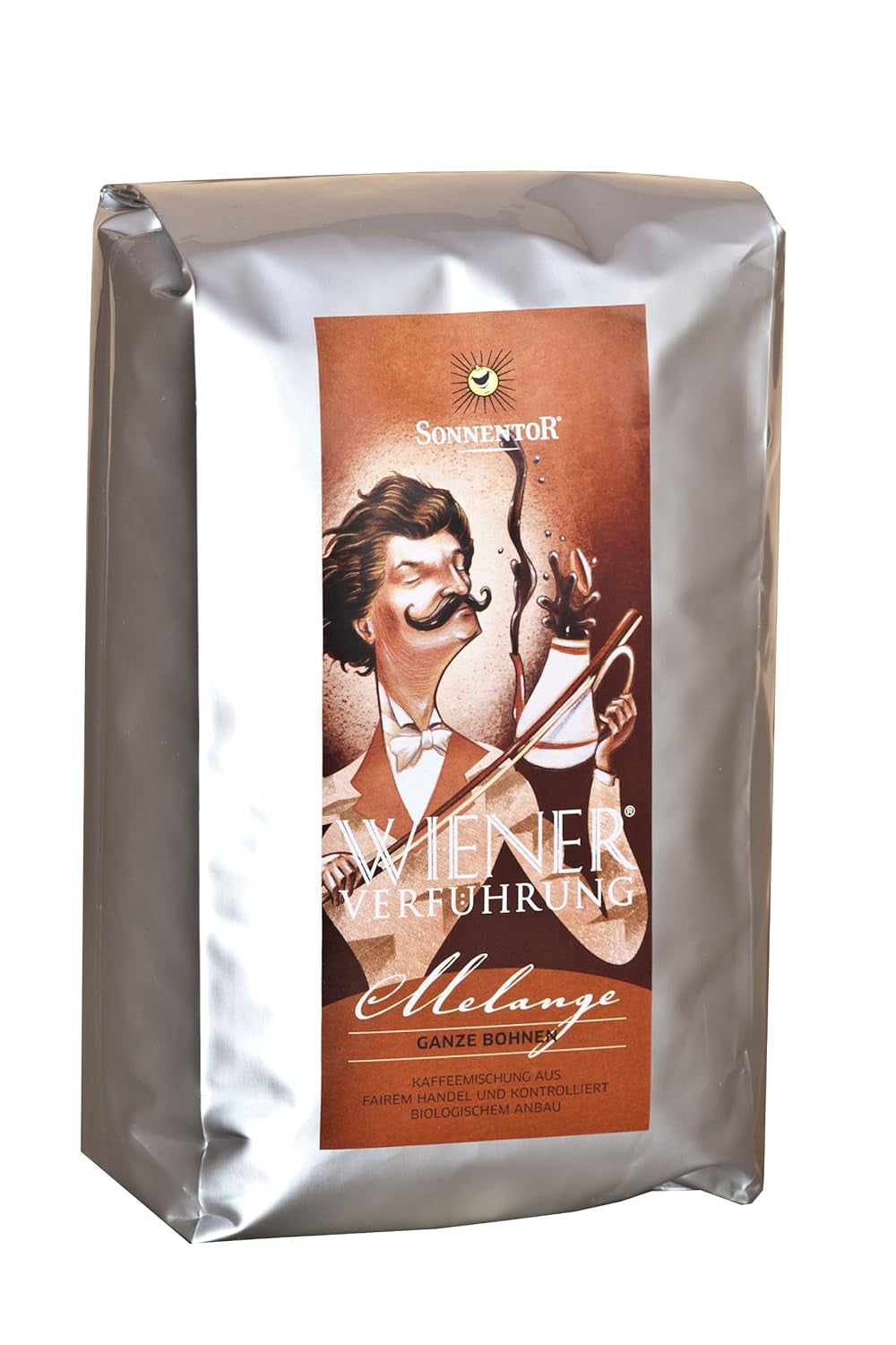 Směs celých kávových zrn vídeňské Seduction, 1 balení (1 x 1 kg) - Bio