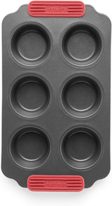 Lékué Muffin-Backform, Antihaftbeschichte, Metall, 6 Mulden Formy a plechy na pečení Naty Shop