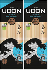 Allgroo Organické pšeničné nudle, Udon, CN-BIO-154-1 x 300 g
