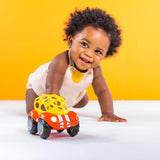 Bright Starts Oball Rattle Toy Motor Activity Hračka pro miminka a batolata od 3 měsíců 1 kus Náhodná barva Modrá nebo červená Dětské hračky Naty Shop