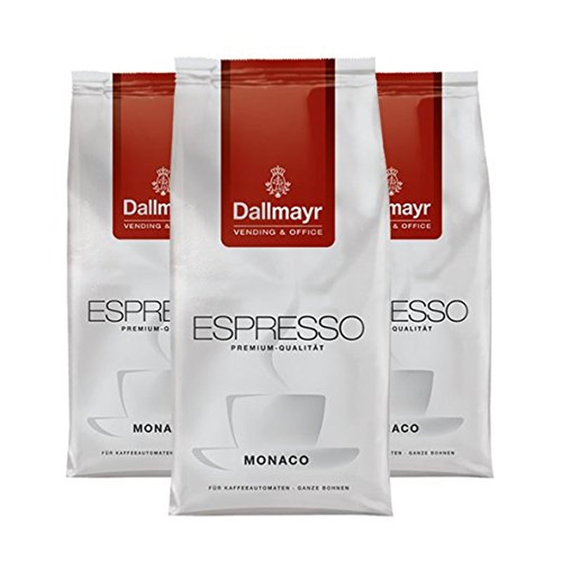 Espresso Monaco pro stroje a stůl, celá zrna, 1000g, balení 3 ks