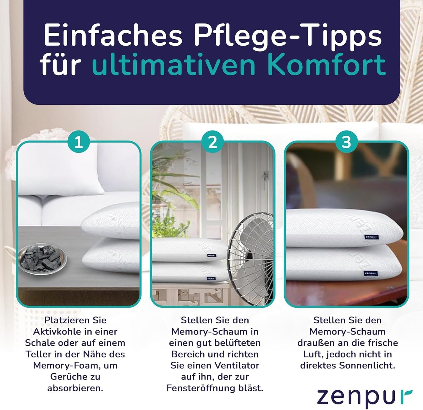 Sada 2 polštářů na podporu krku 40X60-13Cm - Ergonomický polštář na spaní na krk a ramena, Cervikální ortopedické polštáře s certifikací Oeko-Tex Naty Shop