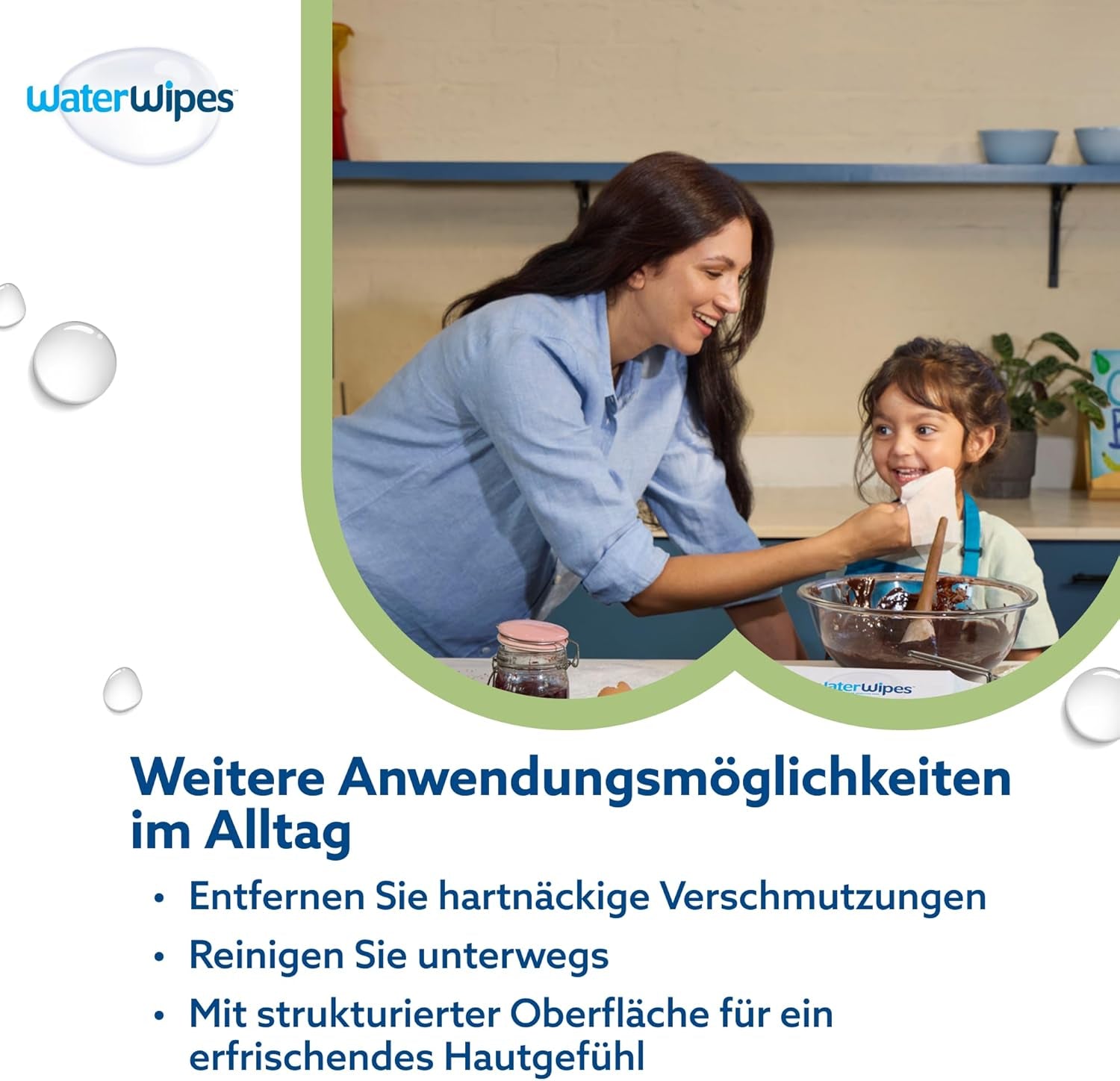 WaterWipes Sensitive+ vlhčené ubrousky pro kojence a batolata, počet 720 (12 balení), 3 v 1 čištění, péče, ochrana, 99,9 % vody, texturované čištění, bez parfemace