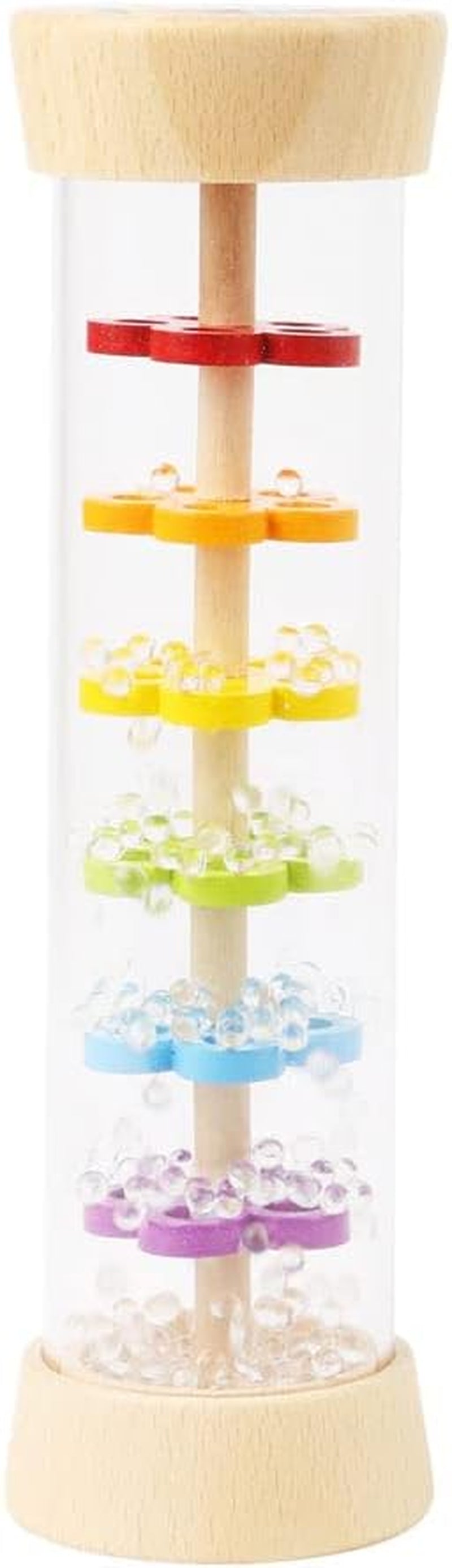 Small Foot Rainmaker chrastítko "Safari", fascinující smyslová dřevěná hračka, pro děti od 6 měsíců, 12458 Jucarii Bebe Naty Shop Rainmaker