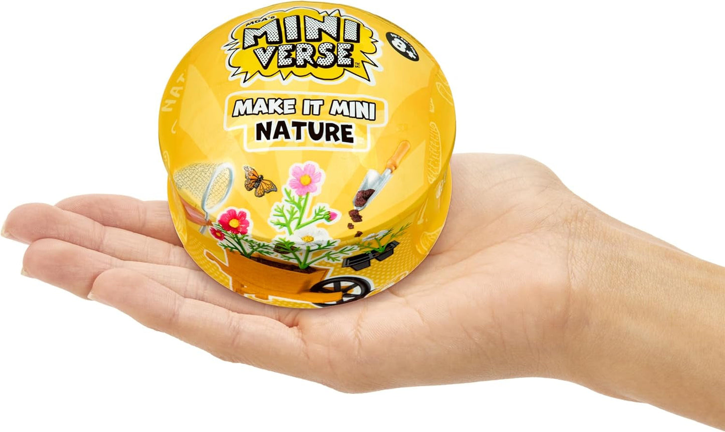MGA Miniverse Make It Mini Nature 3 Series – mini sběratelské předměty, řemeslná herní sada, repliky rostlin, hračky, květiny, pro sběratele a děti od 8 let