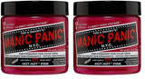 Manic Panic Hot Hot Pink Klasický krém Vegan Cruelty Free Semipermanentní barva na vlasy 118 ml Naty Shop Hair Dye Hot Hot Pink 118 ml (2 balení)