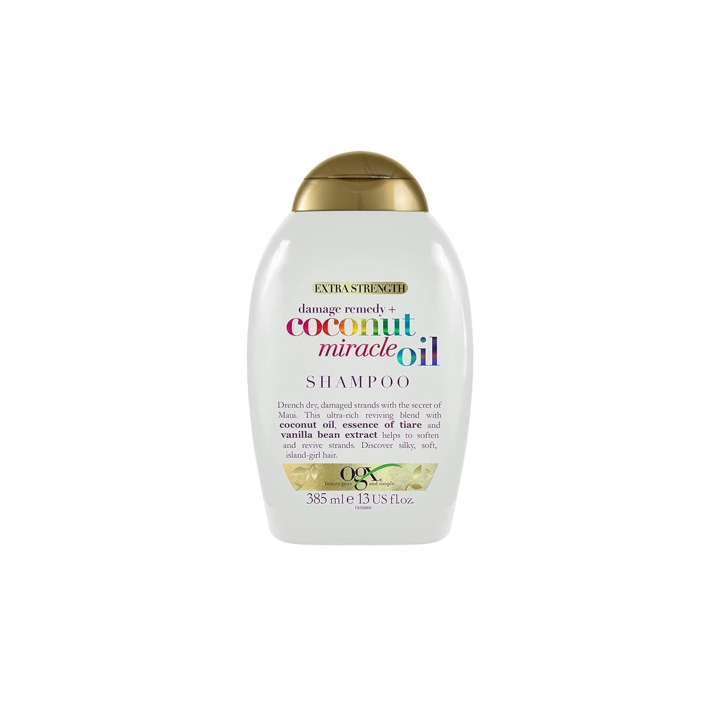 OGX Coconut Miracle Oil Conditioner, Hydratační kondicionér pro péči o vlasy s kokosovým olejem, 385 ml Hair Care OGX Shampoo