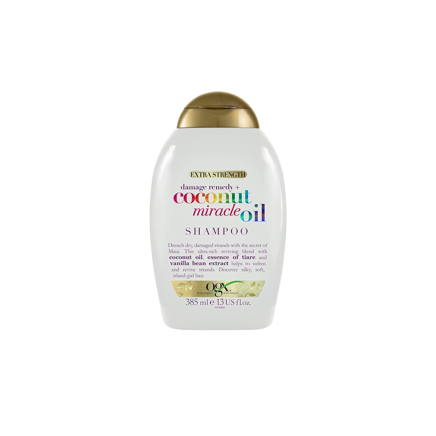 OGX Coconut Miracle Oil Conditioner, Hydratační kondicionér pro péči o vlasy s kokosovým olejem, 385 ml Hair Care OGX Shampoo