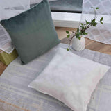 Záclonová krabice Polštář dekorativní Polštář DxŠ 45X45 Cm Zelený žakárový "Greta" s designem rybí kosti Snadná údržba Zapínání na zip Měkká výplň 320G - Různé barvy, 2023510 Cestovní polštáře Naty Shop