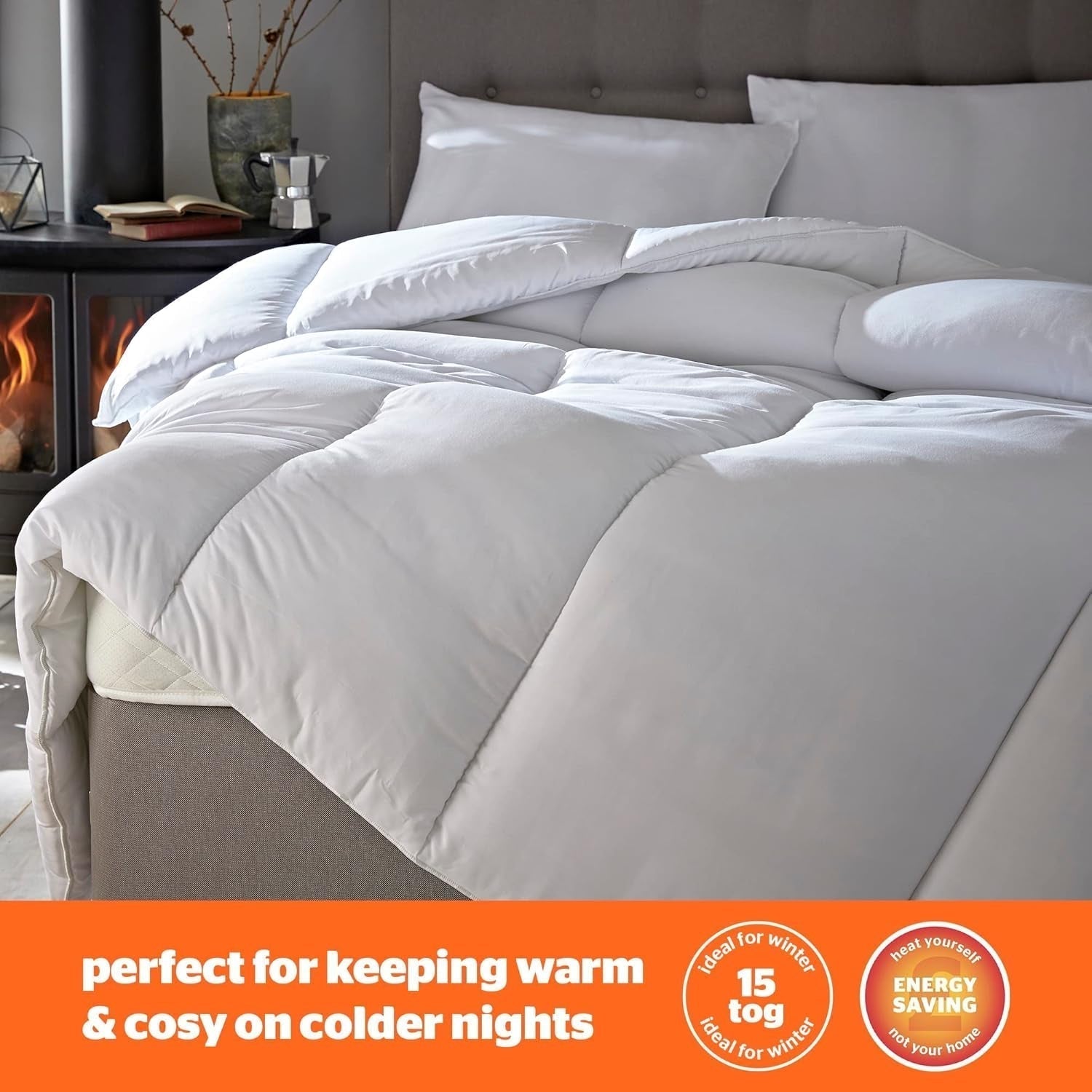 Teplá a útulná přikrývka Silentnight - 15 Tog - jednolůžko 135 X 200 cm Přikrývky a přikrývky Naty Shop