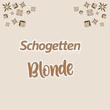 Schogetten Blonde Mandle | Bílá čokoláda s karamelem a kousky mandlí | 100 g | Pohodlně porcované (balení po 2 kusech)