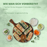 BAMBUSOVÝ STROM - Rýžový papír 31 cm. (Letní závitky) - 44 x 340 g - Vícebalení