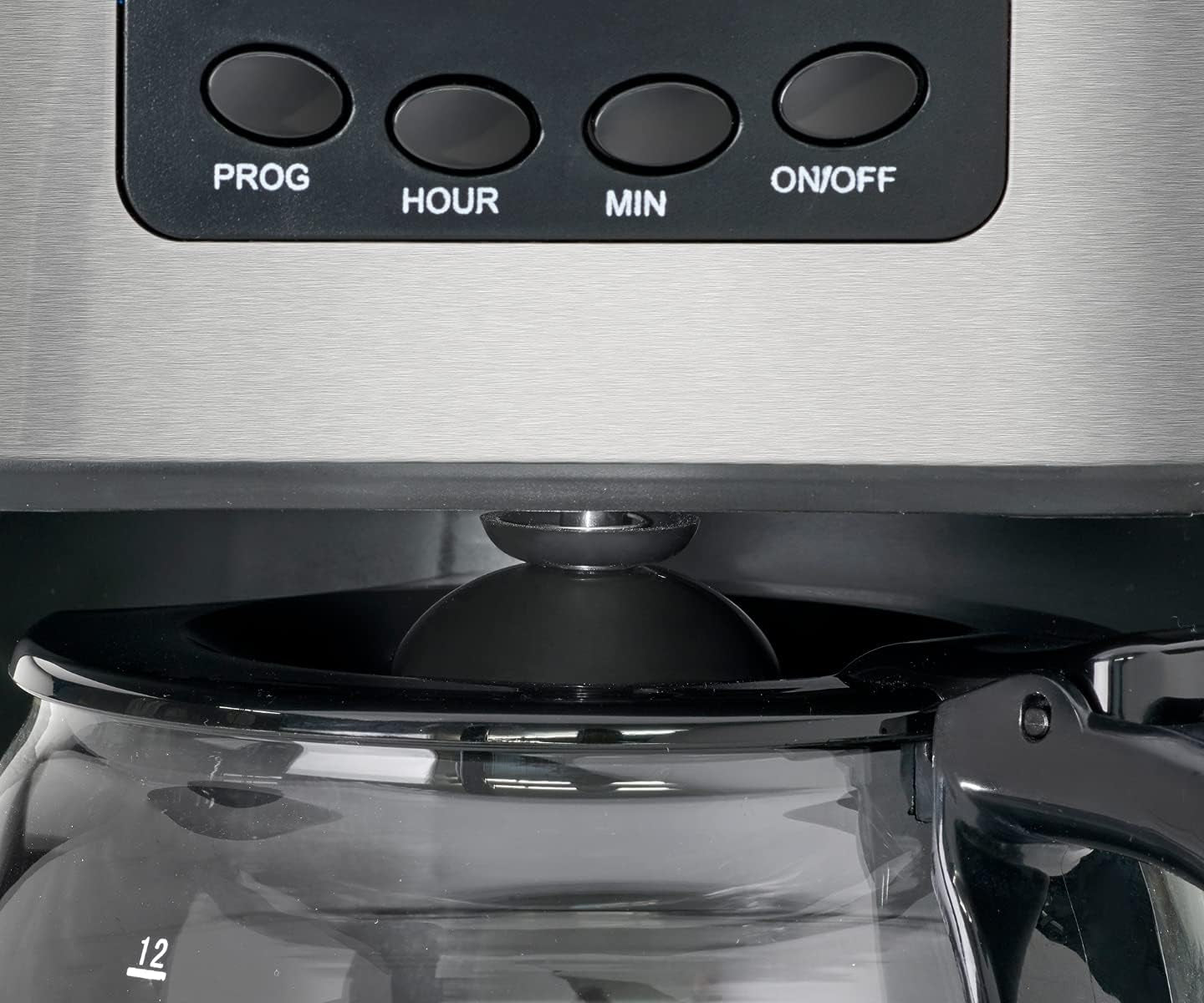 Kávovar Clatronic® s časovačem, 1,5 litrová karafa na 12-14 šálků kávy, 24h LCD časovač, funkce udržování teploty, proti odkapávání, vyjímatelný filtr, displej a kontrolky, 900W - KA 3642