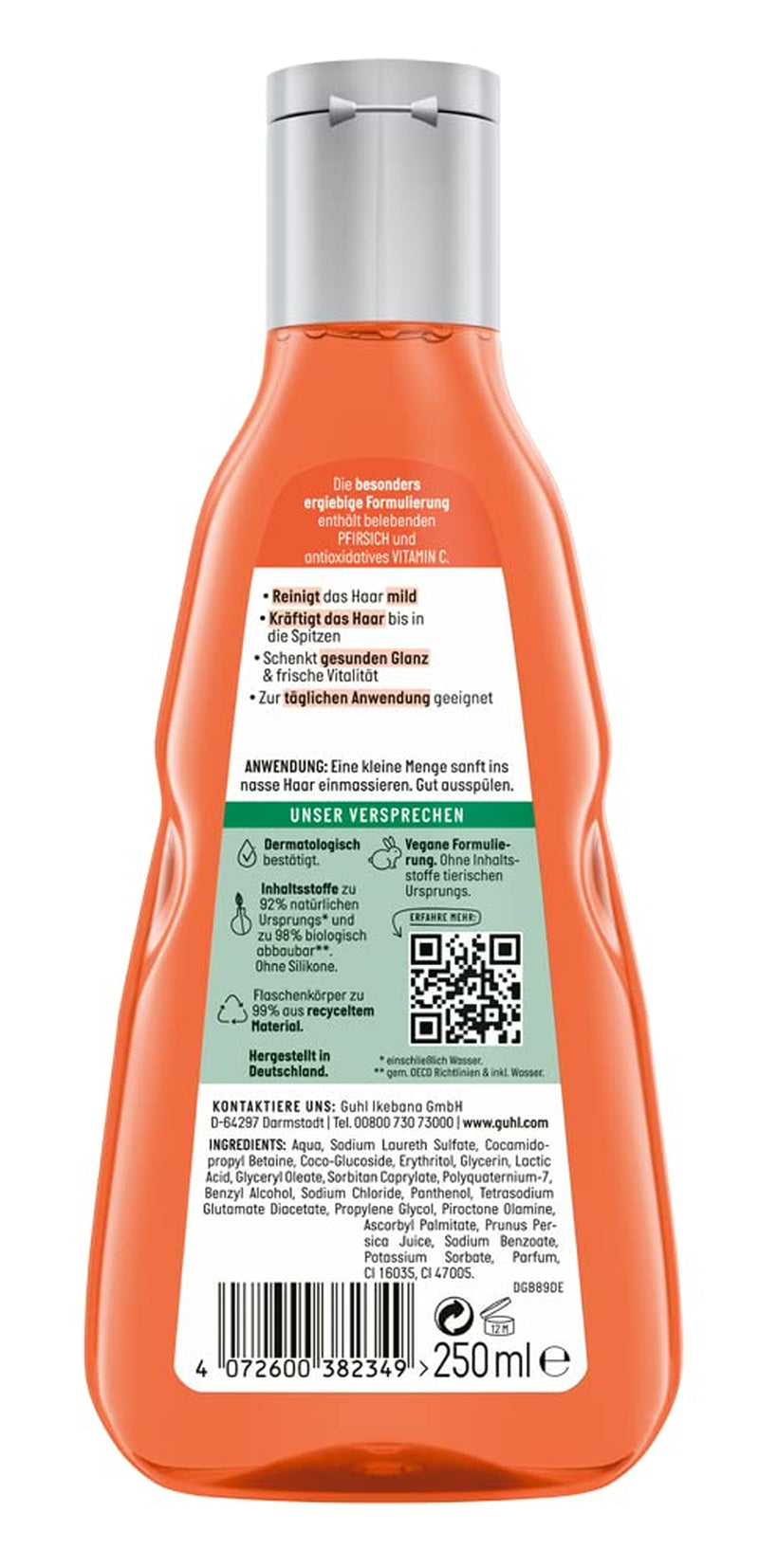 Guhl Fresh & Fruity Shampoo - Obsah: 250 ml - Typ vlasů: Normální Sprcha a koupel Guhl