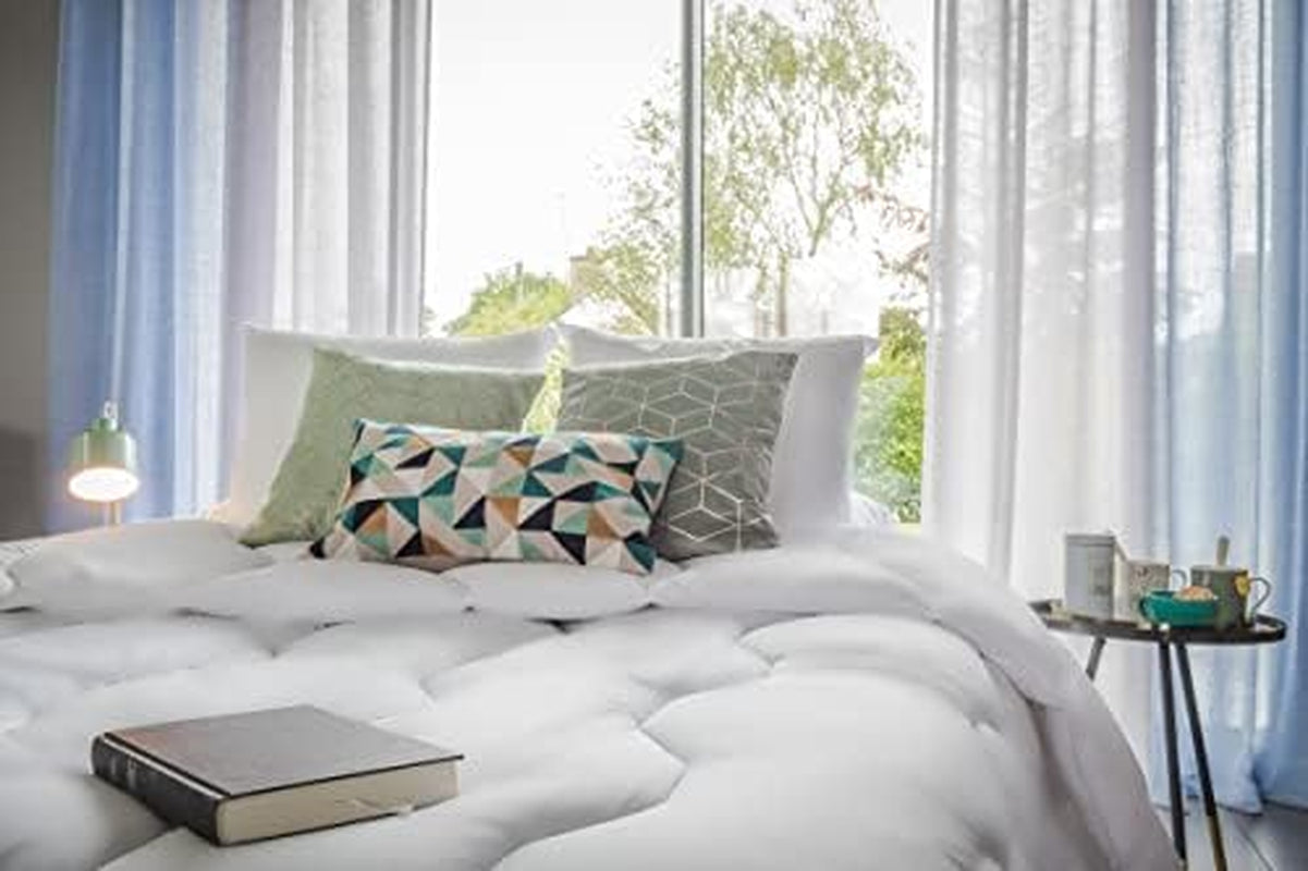 Blanrève - Aerelle Blue Duvet - Ultra měkké - nadýchané a pohodlné - do manželské postele - ekologické - komfortní vlákno vhodné pro oceány 240 X 220 Cm Přikrývky a přikrývky Naty Shop