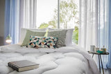 Blanrève - Aerelle Blue Duvet - Ultra měkké - nadýchané a pohodlné - do manželské postele - ekologické - komfortní vlákno vhodné pro oceány 240 X 220 Cm Přikrývky a přikrývky Naty Shop