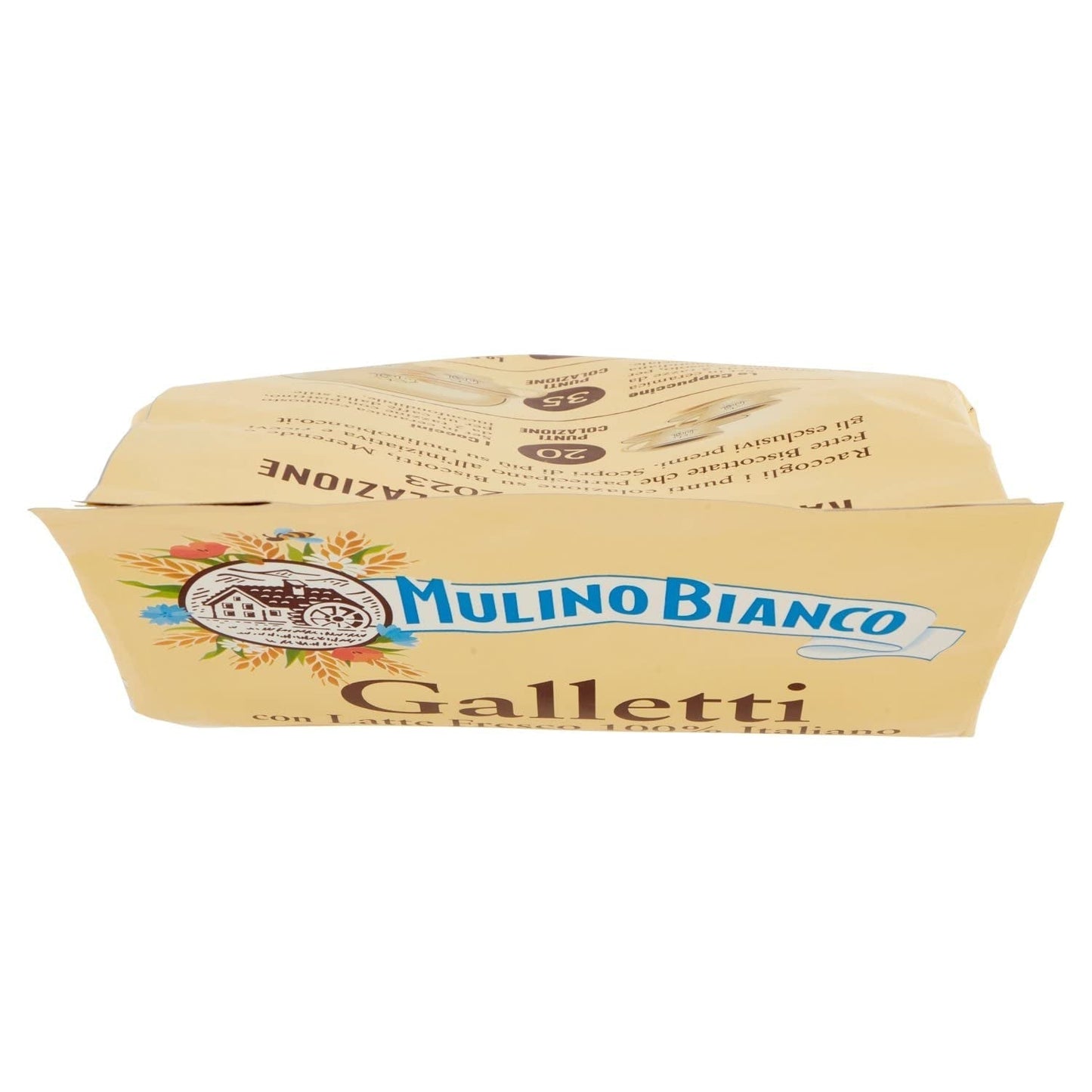 White Mill Frollini Galletti sušenky s čerstvým mlékem, 100% italské, 350 g