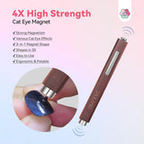SAVILAND 4X Hochfester Magnet pro kočičí oči pro Nagel: Magnet na nehty 3 v 1 Rund Lange Streifenperle N35 Neodym Ultra Strong Magnet Für Nagellack Präzise 3S Formung Gel pro kočičí oči Nagellack Magnet Magnetstift
