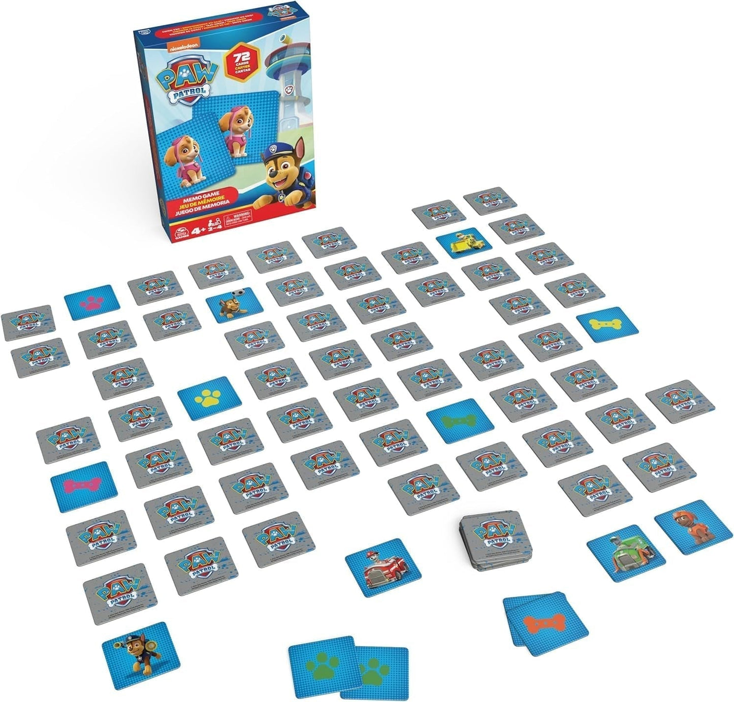 Spin Master Paw Patrol hry, pexeso, hračka Paw Patrol, Chase, Stella, Marcus, Ruben, pexeso s knihami, pro děti od 4 let Akční figurky Naty Shop