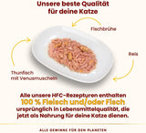 Almo Nature HFC Natural mokré krmivo pro kočky - Tuňák se škeblemi, balení 24 ks (24 x 70 g)