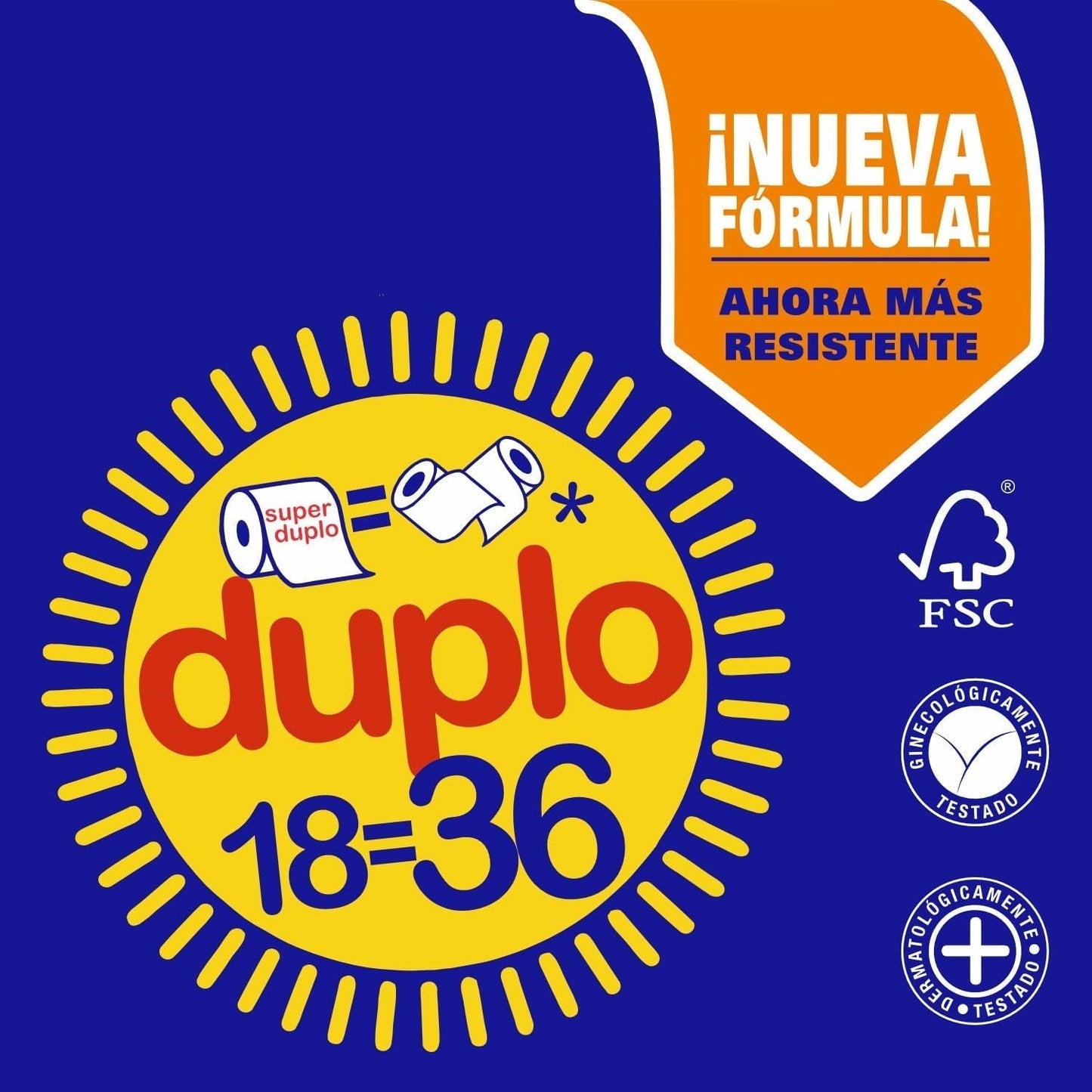 Toaletní papír Renova dvojitý, 18 rolí