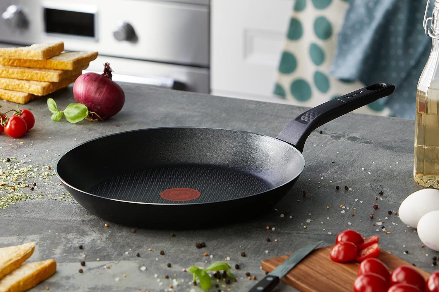 Tefal Easy Cook & Clean, nepřilnavý povrch, indikátor teploty, nedoporučuje se pro indukční hrnce a pánve Naty Shop