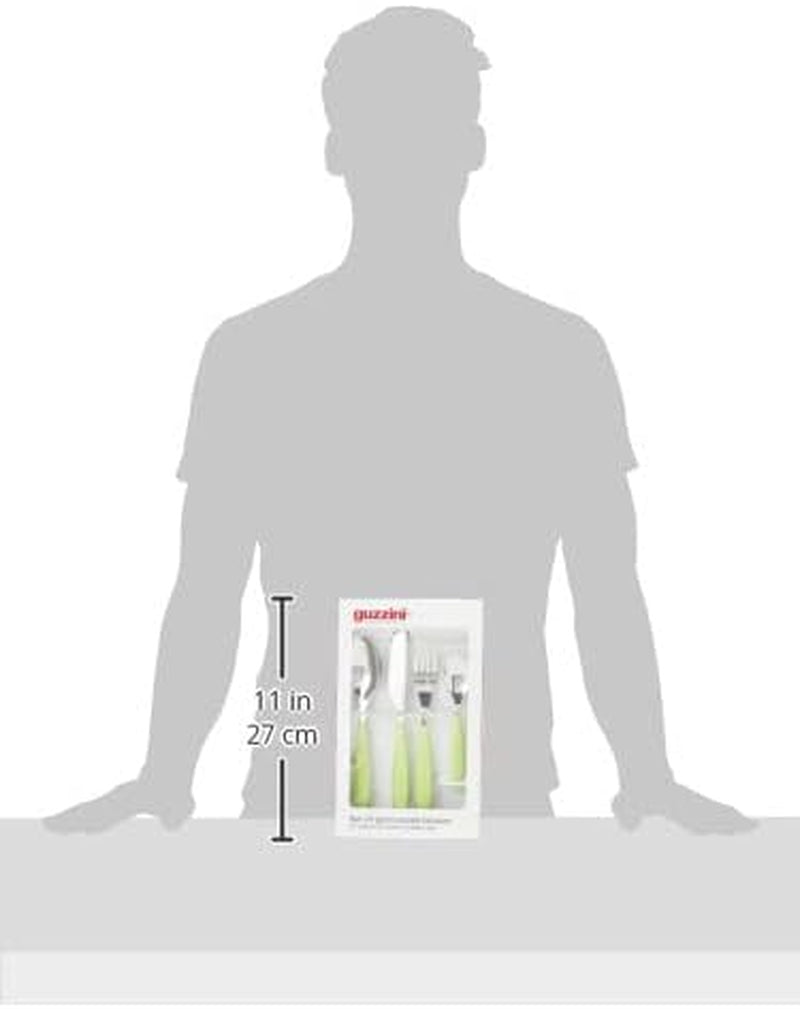 Guzzini - Feeling, sada příborů 24 kusů - Apple green Kitchen Naty Shop