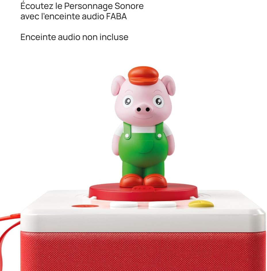 Zvuková figurka The Three Little Pigs - příběhy se zvukem - hračka, vzdělávací obsah, francouzská verze, děti od 4 do 6 let Bebe Toys Naty Shop