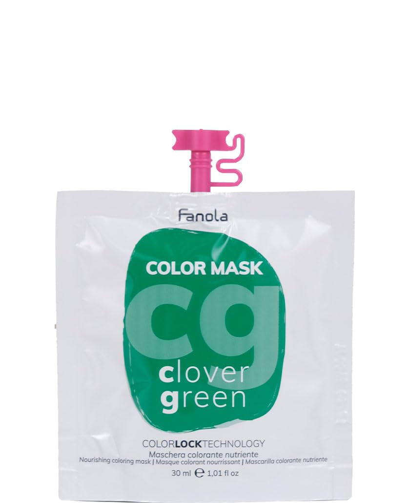 Fanola Clover Green Color Mask 30ml Naty Shop Hair Mask Výchozí název