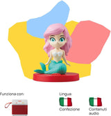 Zvuková figurka Malá mořská víla - zvukové příběhy - hračka, vzdělávací obsah, italská verze, děti od 4 let Baby Toys Naty Shop