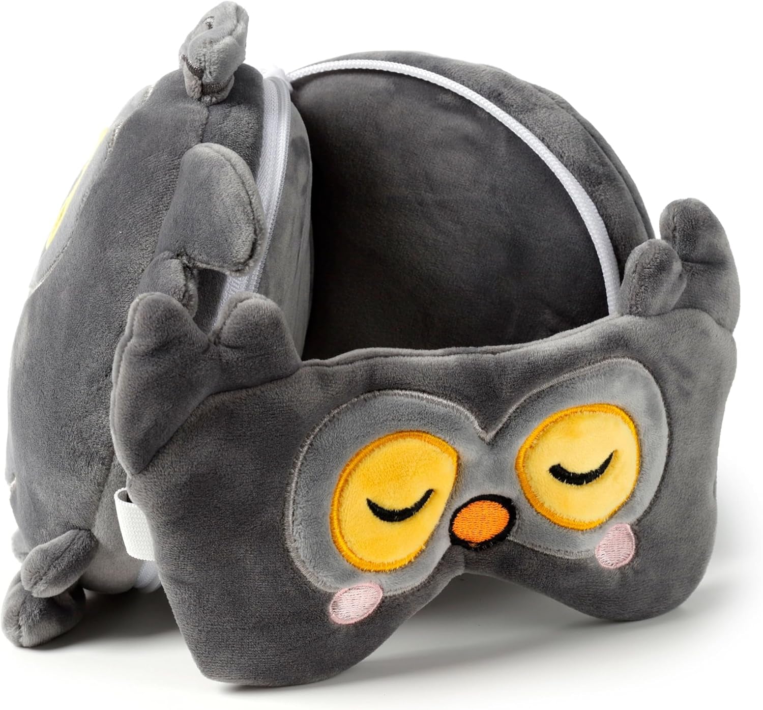 Cestovní polštář s maskou Relaxeazzz - Winston Owl - Cute Animals Cestovní polštáře Naty Shop