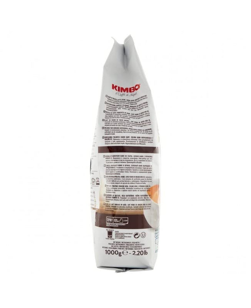 3x zrnková káva Espresso Classico, středně pražená, celá kávová zrna, středně pražená, sáček 1 kg, káva Neapol