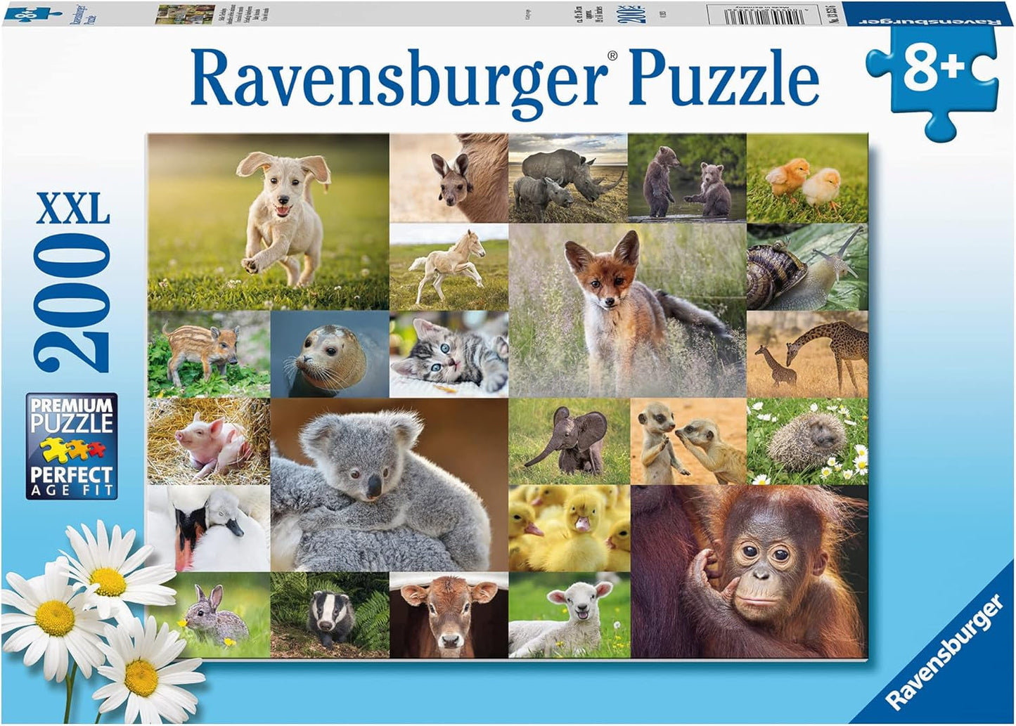 Puzzle Ravensburger pro děti – 13353 Roztomilá zvířátka pro děti – 200dílné puzzle puzzle pro děti od 8 let Naty Shop Výchozí název