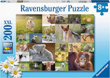 Puzzle Ravensburger pro děti – 13353 Roztomilá zvířátka pro děti – 200dílné puzzle puzzle pro děti od 8 let Naty Shop Výchozí název