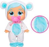 Cry Babies Loving Care Panenka Kristal, panenka Kristal Loving Care se 3 doplňky pro hru na doktora, ošetřovatelskou péči, pláč se skutečnými slzami, hračka pro 18měsíční miminko