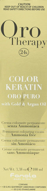 Fanola Oro Therapy Color Keratin 5.0 100ml Barva na vlasy Naty Shop 10 Platinová blond