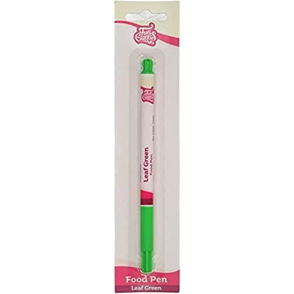 Funcakes Food Color Pens, Leaf Green: Jedlá pera na sušenky, dorty, fondán a další, ideální pro personalizaci, certifikováno Halal