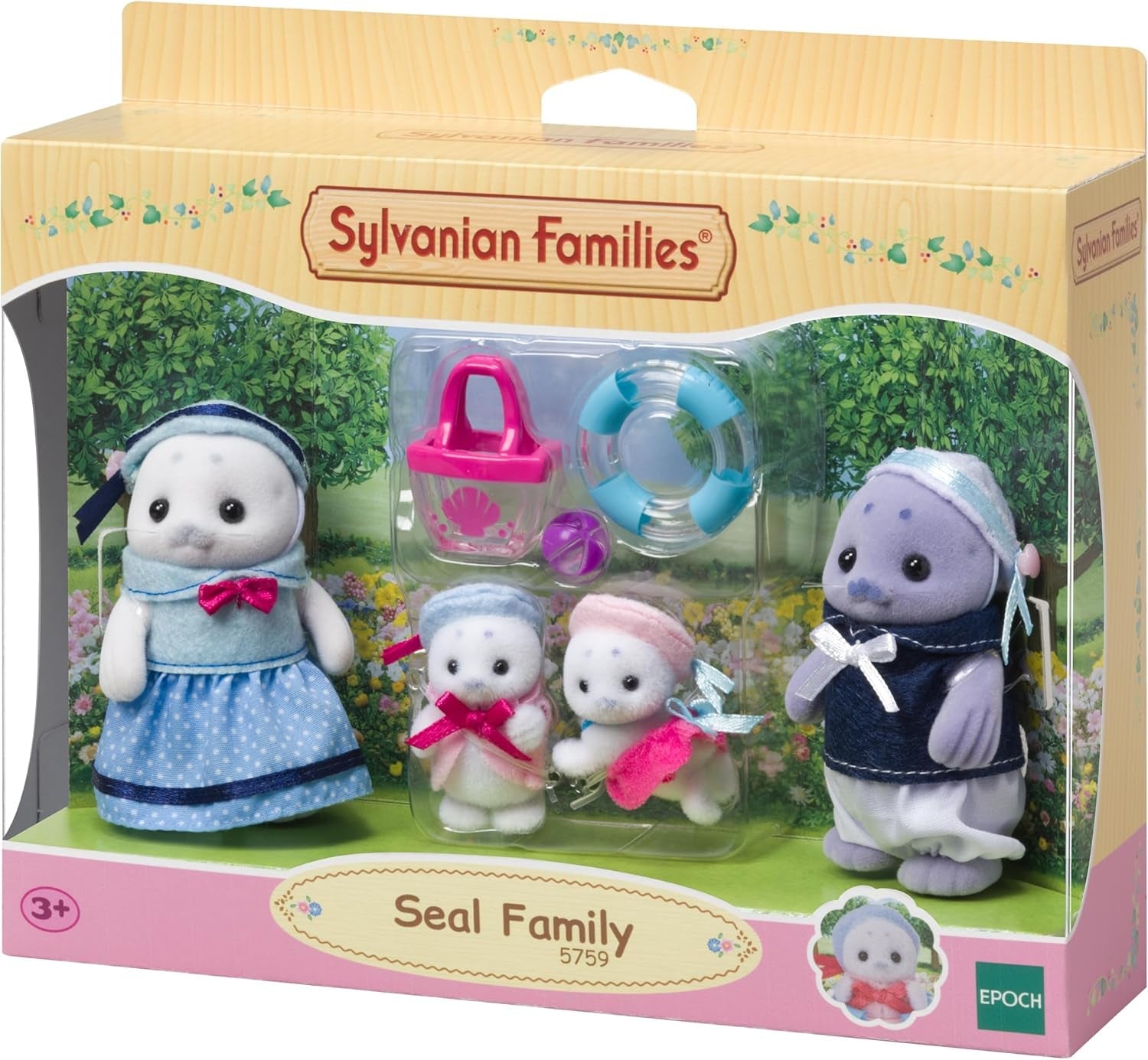 Sylvanian Families – 5759 Detailní hračka s figurkou tuleních rodin pro děti od 3 let