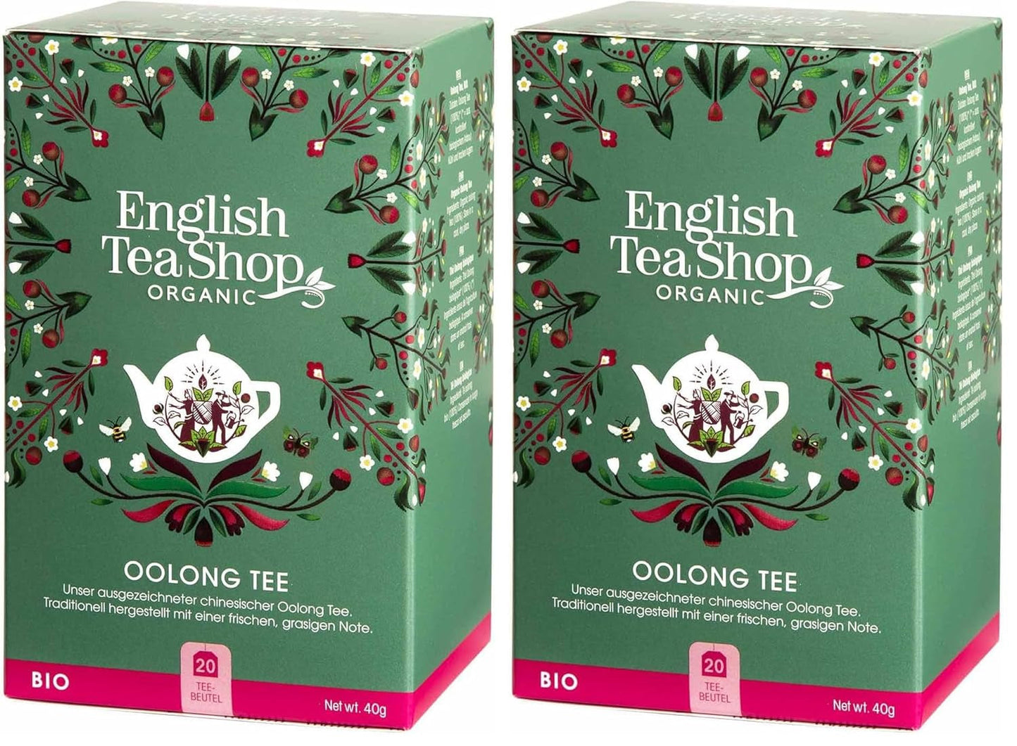 Anglický čajovna - Thé Oolong Bio (balení po 2 kusech)