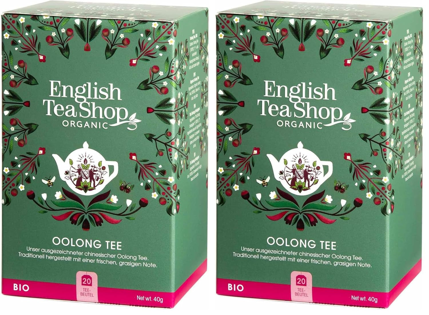 Anglický čajovna - Thé Oolong Bio (balení po 2 kusech)