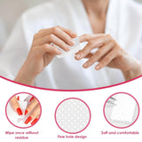 330 Stück Fusselfrei Nägel Wattepads, Fusselfreie Nageltücher, Nagel Wischtücher Wattepads, Nagelleck Entfernen Für Cleaner Gelnägel Nail Wipes Pads (Weiß)