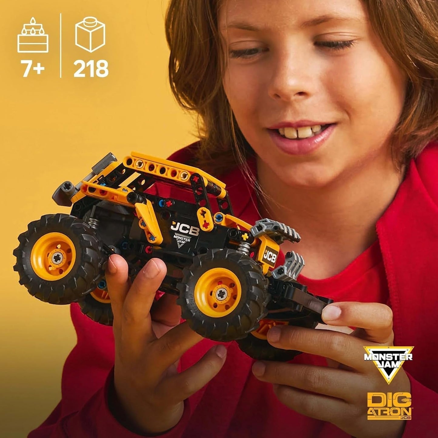 LEGO Technic Monster Jam Digatron, stavebnice Monster Truck pro děti, stavebnice pro děti, chlapce a dívky od 7 let, nápady na dárky pro fanoušky Monster Trucks a Motorsportu 42199 Stavebnice Besuche den LEGO-Store
