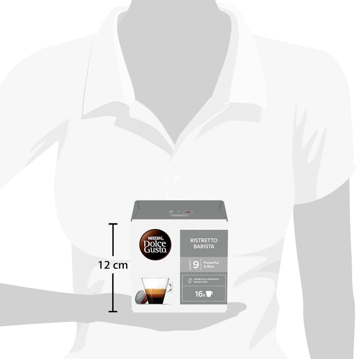 NESCAFÉ DOLCE GUSTO Ristretto Barista Kaffeekapseln 3er Pack (3 x 16 kapslí)