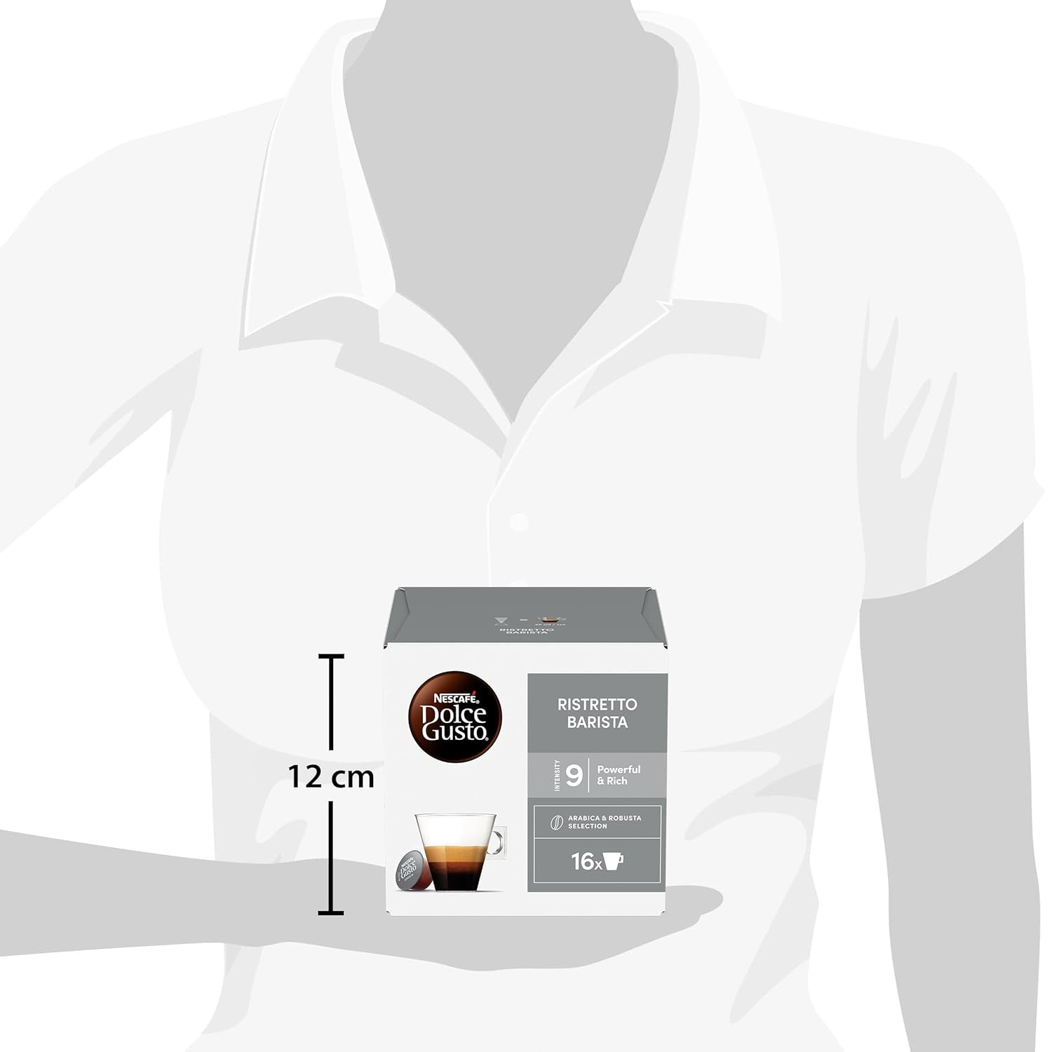 NESCAFÉ DOLCE GUSTO Ristretto Barista Kaffeekapseln 3er Pack (3 x 16 kapslí)