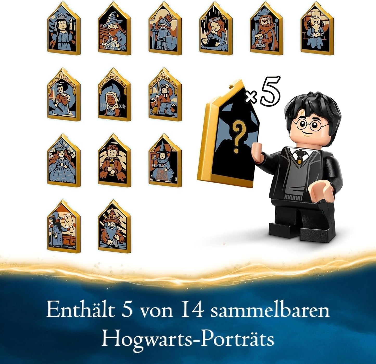 LEGO Harry Potter Hogwarts Castle: The Great Hall, sběratelská hračka s 11 minifigurkami včetně Hermiony Grangerové, kouzelný dárek pro chlapce a dívky 76435 Stavebnice Besuche den LEGO-Store