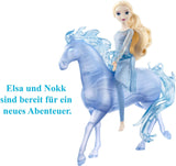 Mattel DISNEY Frozen Elsa a Nokk – kloubová panenka Elsa, majestátní vodní figurka Nokk, inspirovaná druhým filmem, pro děti od 3 let, HLW58