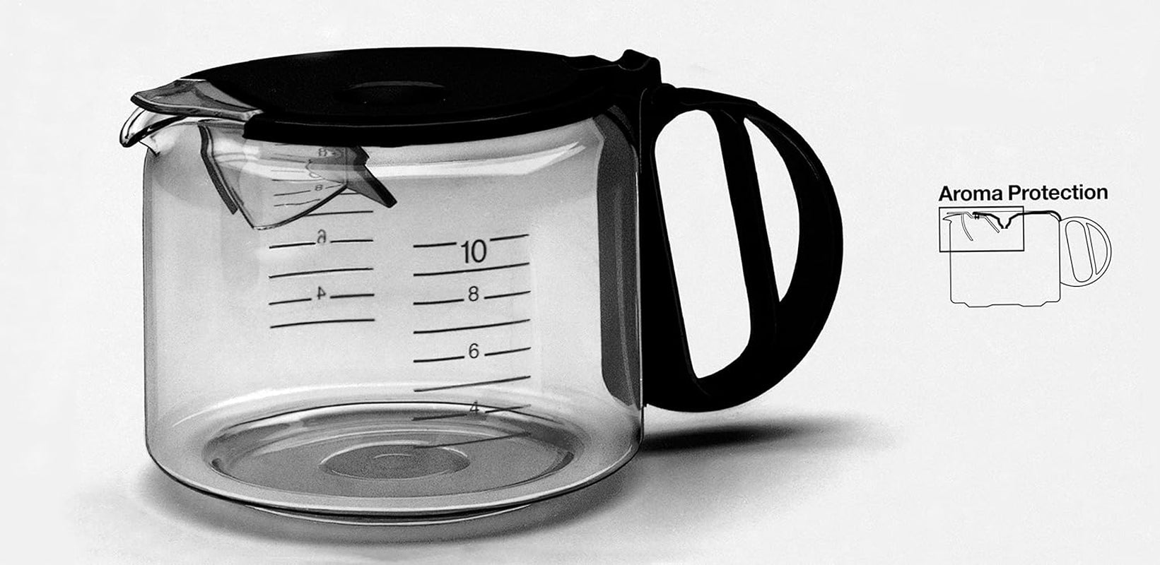 Espresso kávovar Braun KF 47 BK - Espresso kávovar s filtrem a skleněnou karafou na klasickou filtrovanou kávu, aromatická káva díky systému OptiBrew, systém proti odkapávání, automatické vypínání, černá
