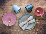 CreaTable, 22506, řada COSY DAY, 16dílná sada nádobí pro 4, porcelánová kombinovaná služba, vhodné do myčky a mikrovlnné trouby, kvalitní výroba