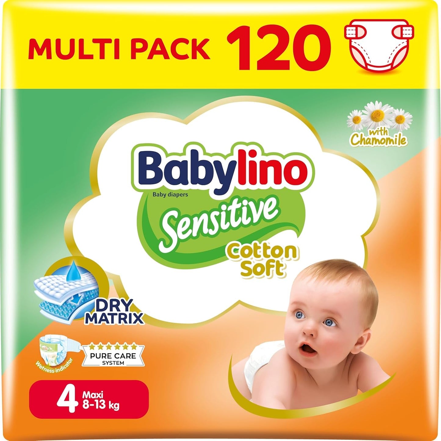 Pleny pro citlivá miminka, velikost 6, extra velké (13-18 kg), 114 plen